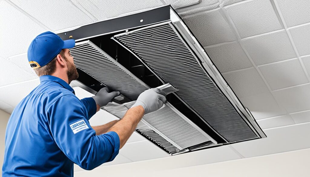 duct cleaning services with air filtration