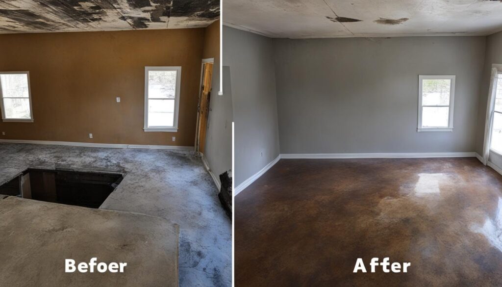 efficient mold damage restoration