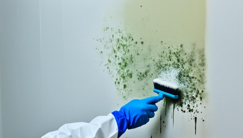 eliminating mold on walls