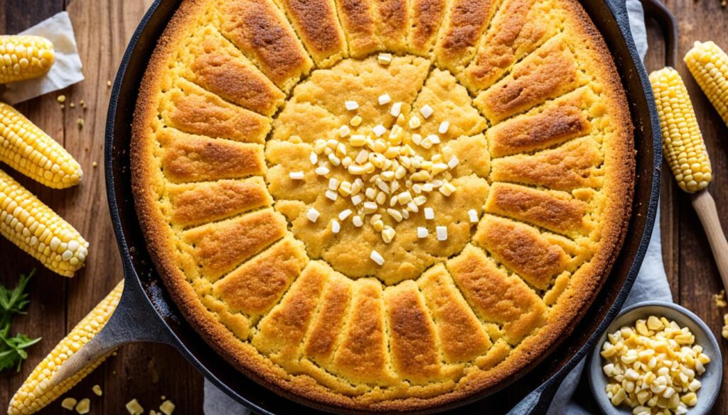 enhancing cornbread with a cast iron mold