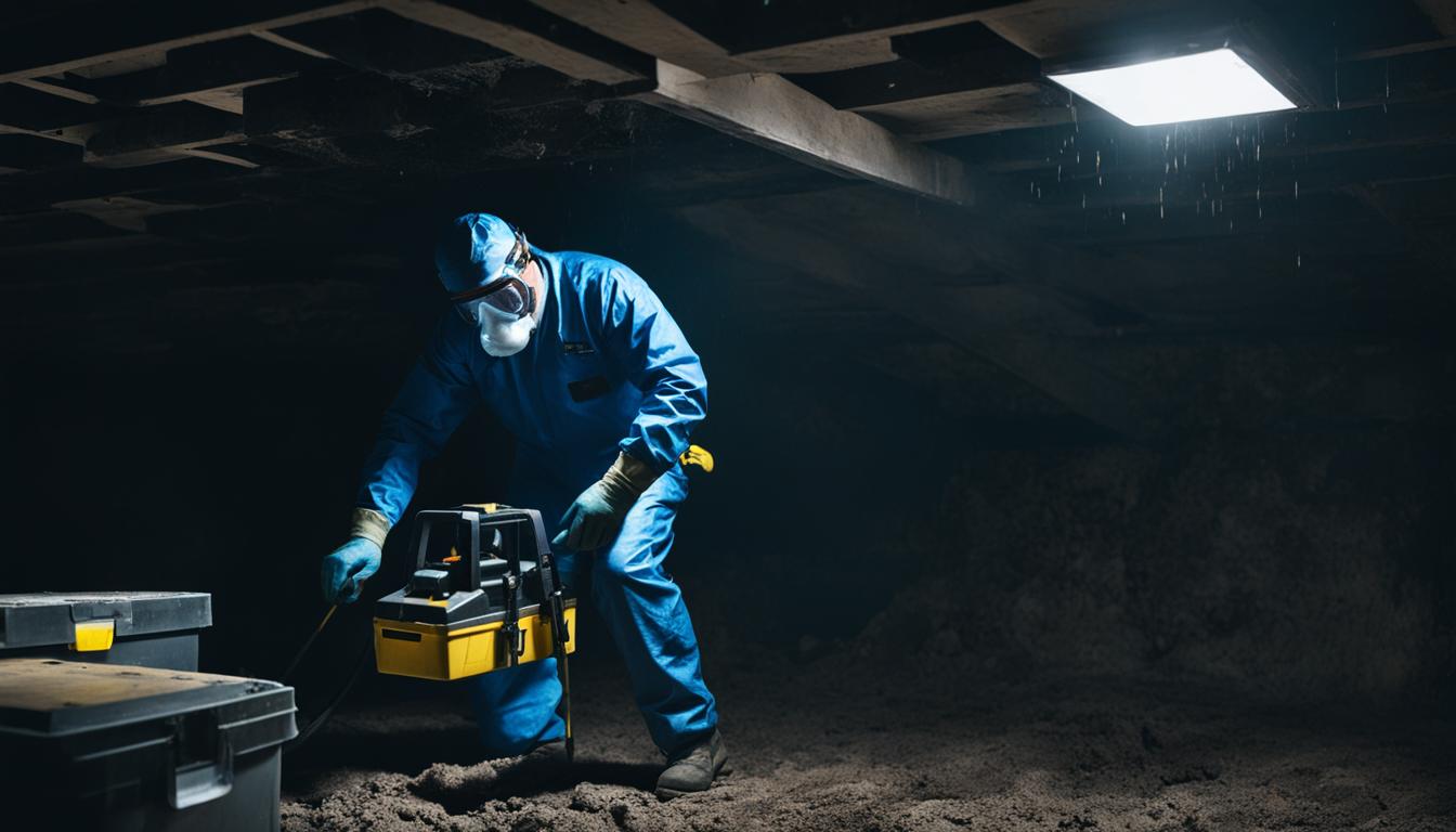 fix mold in crawl space