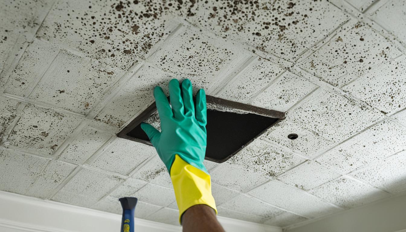 fix mold on ceiling