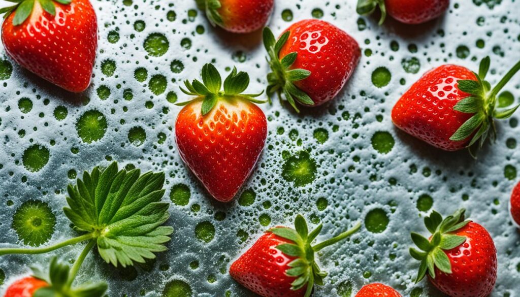 get rid of mold on strawberries