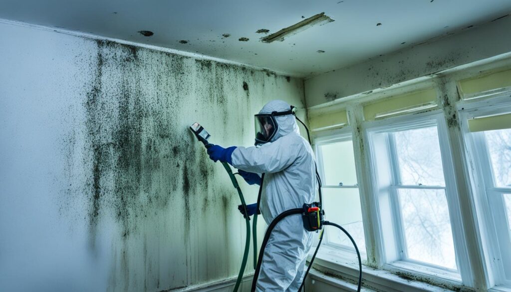 getting rid of mold before selling house