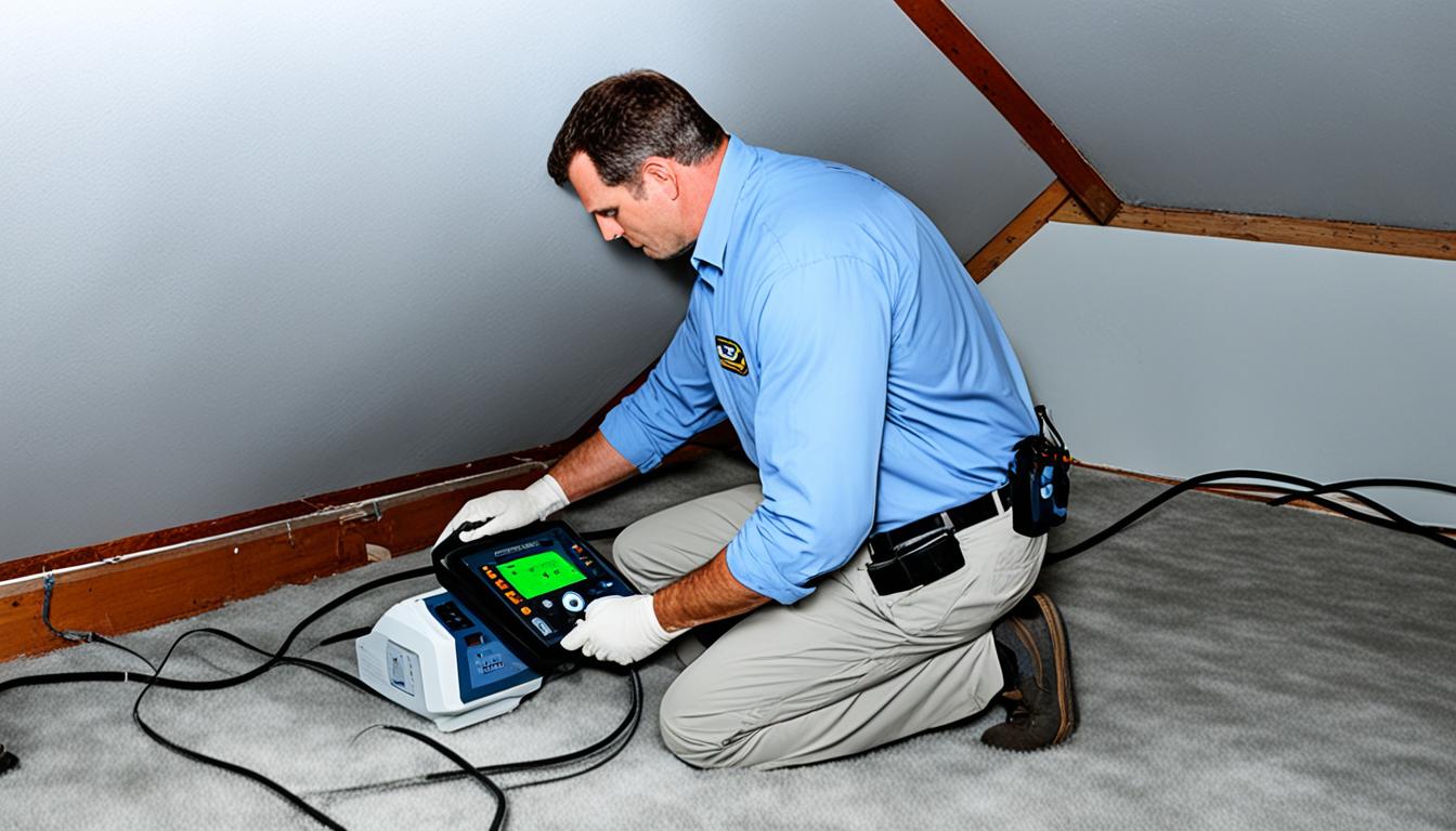 how can a private inspector assess for mold in the attic accurately