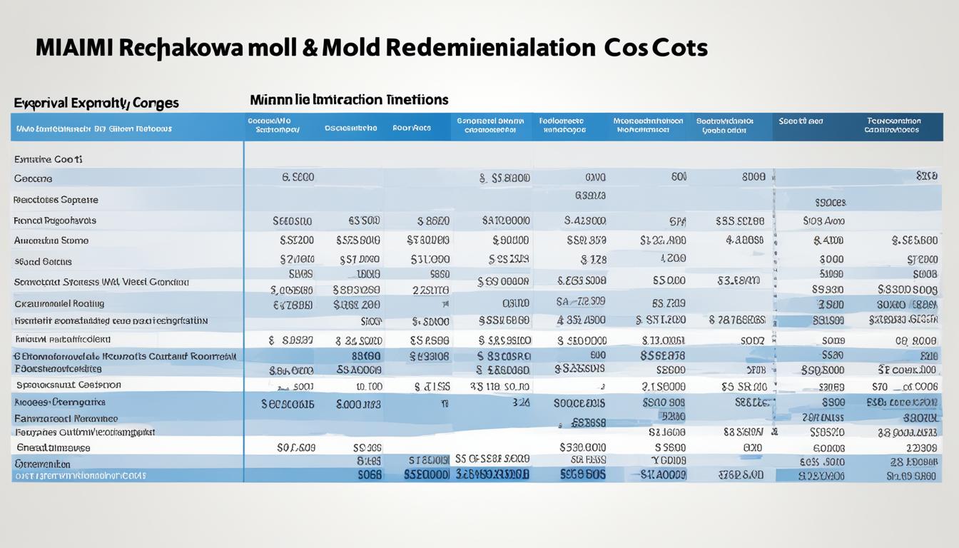 how much does mold remediation cost miami