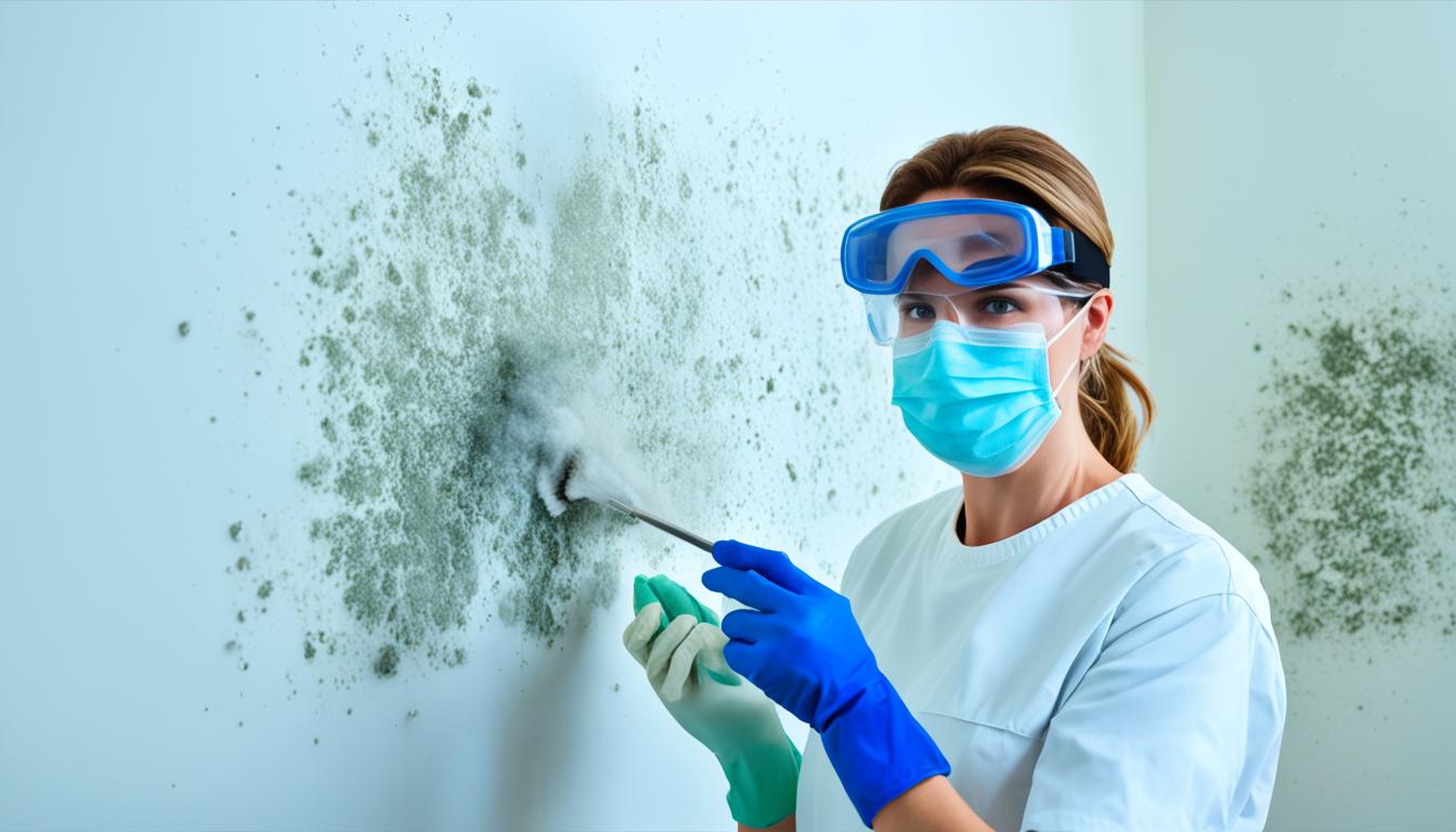 how remove mold from walls