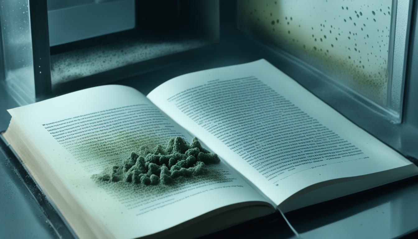 how to avoid mold growth on books when storing them in a damp area