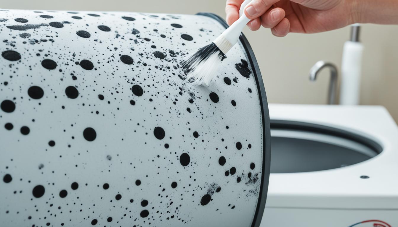 how to clean mold from washing machine