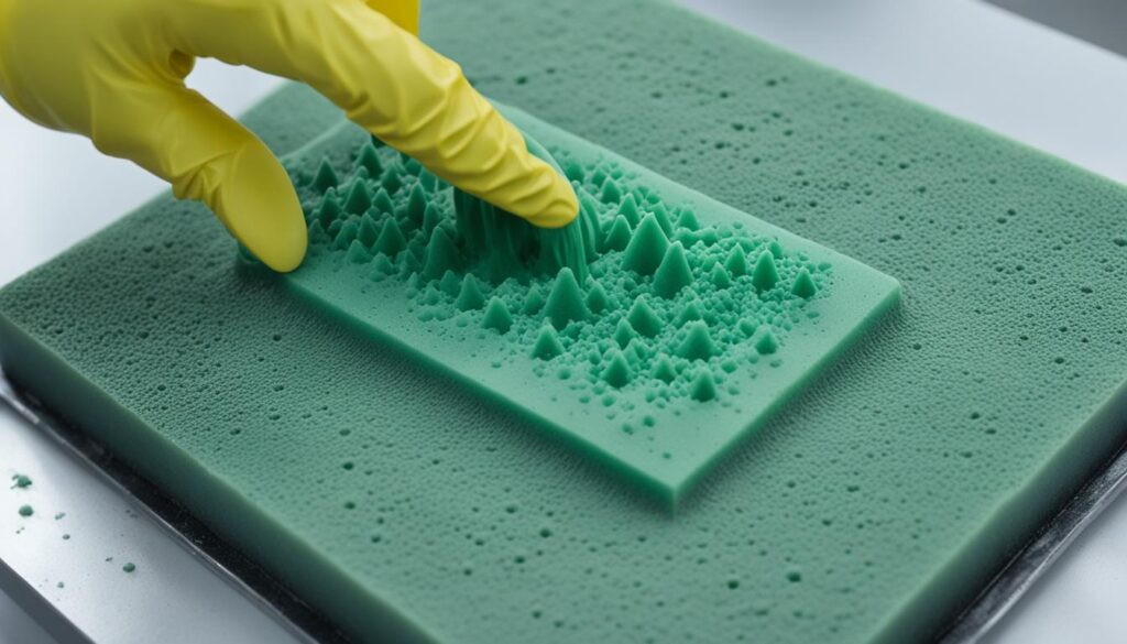 how to clean mold off silicone