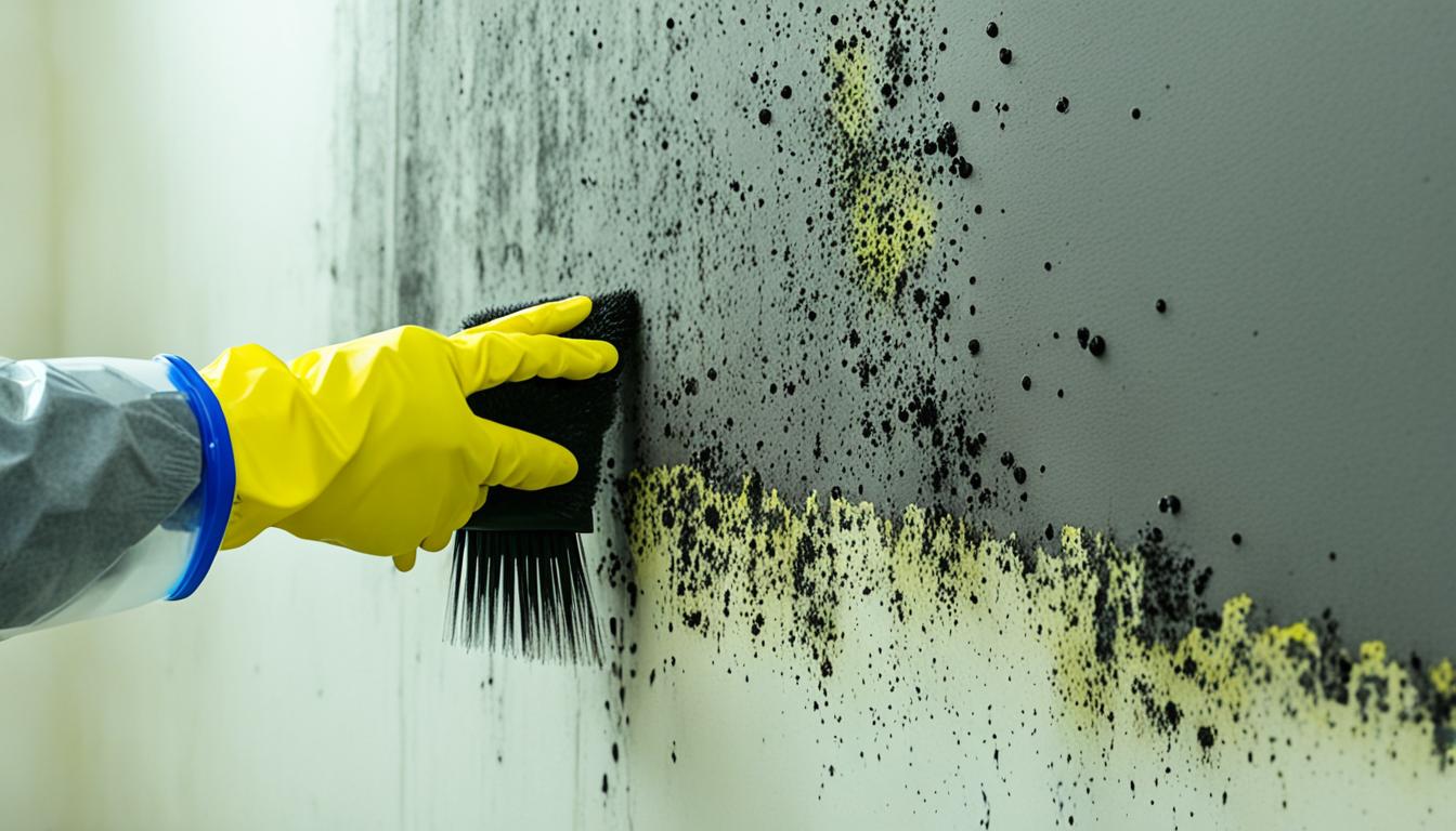 how to clean the mold