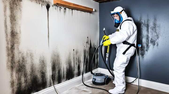 how to fix black mold in basement
