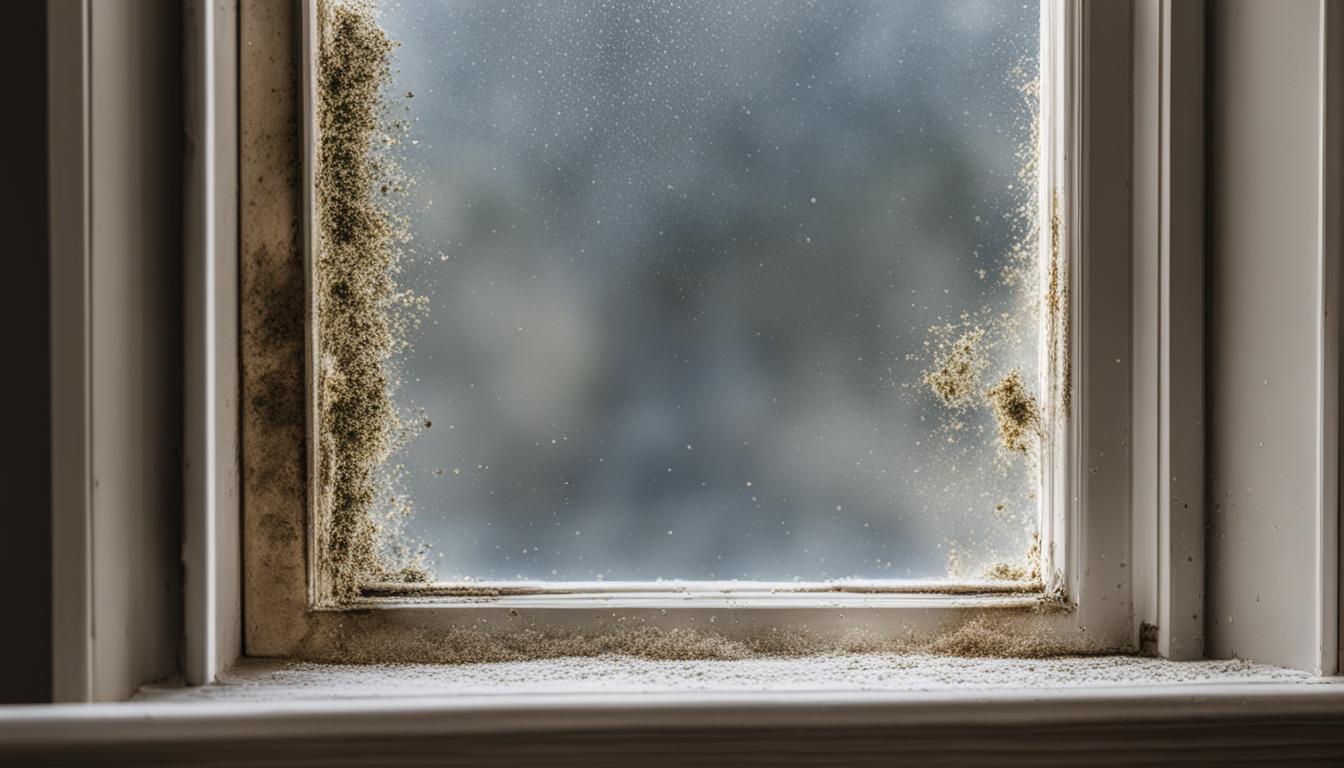 how to fix mold around windows