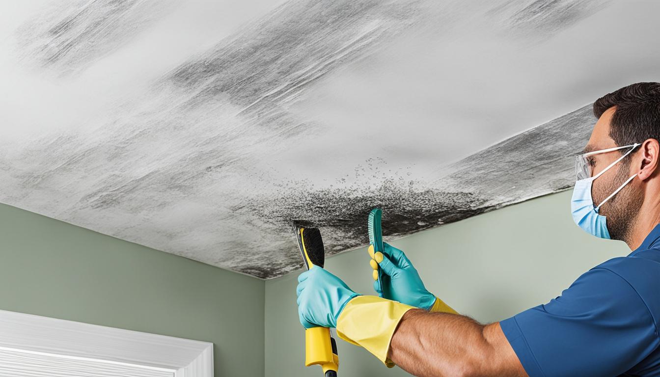 how to fix mold ceiling