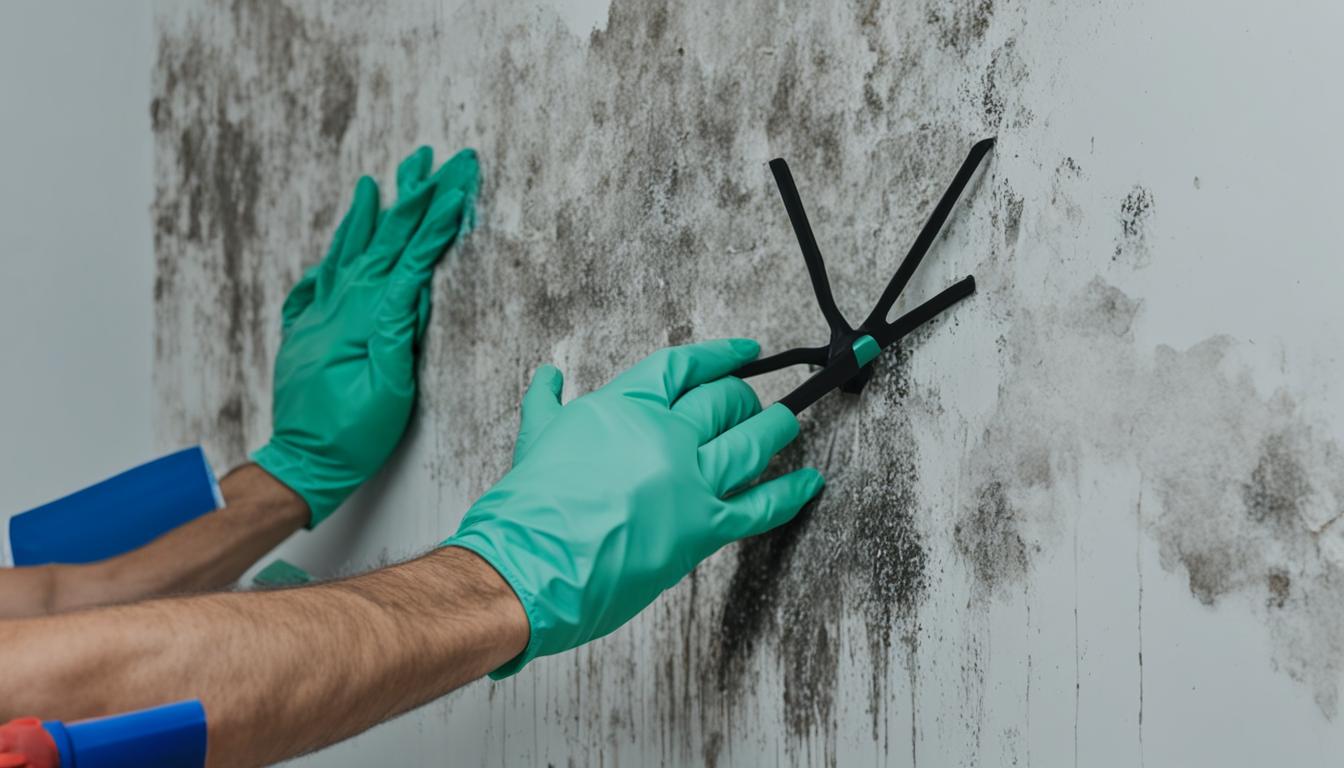 how to fix mold in walls