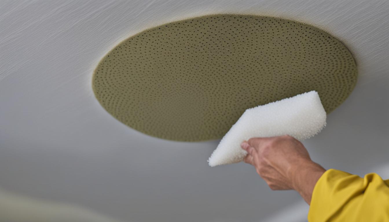 how to fix mold on ceiling