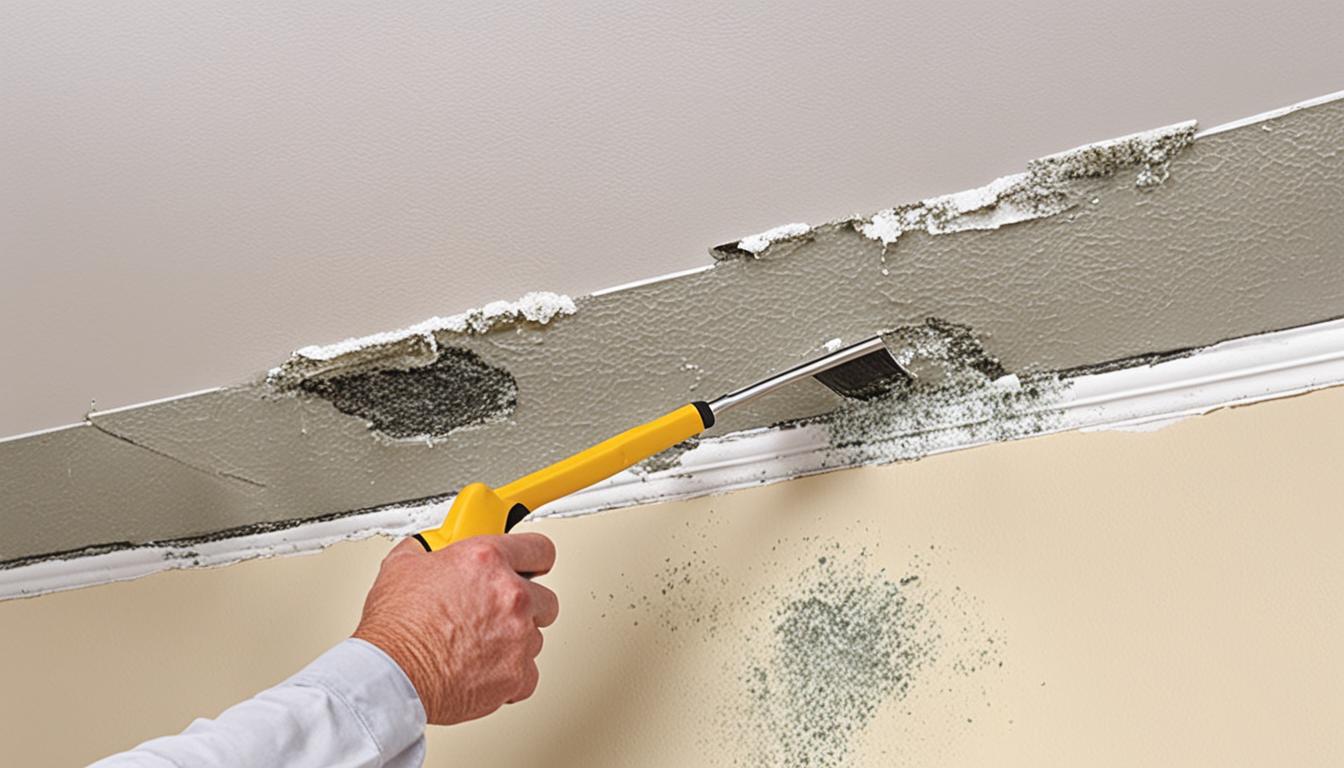 how to fix mold on drywall