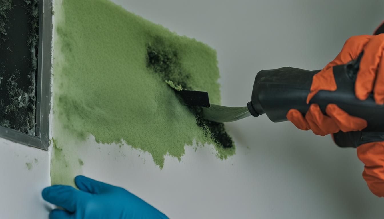 how to fix mold on drywall