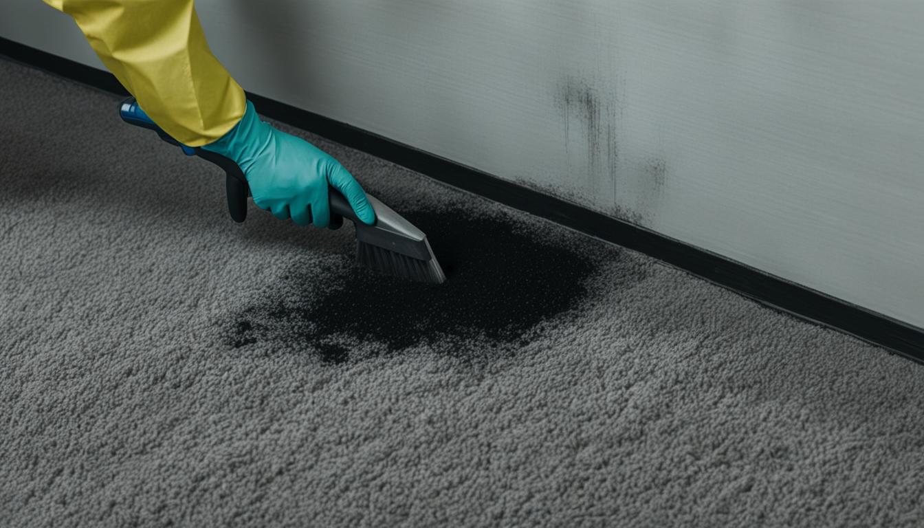 how to fix mold under carpet