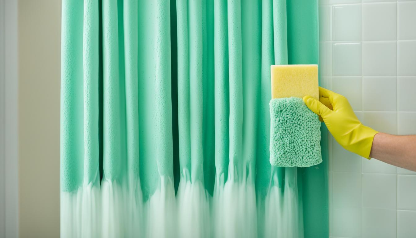 how to fix moldy shower curtain