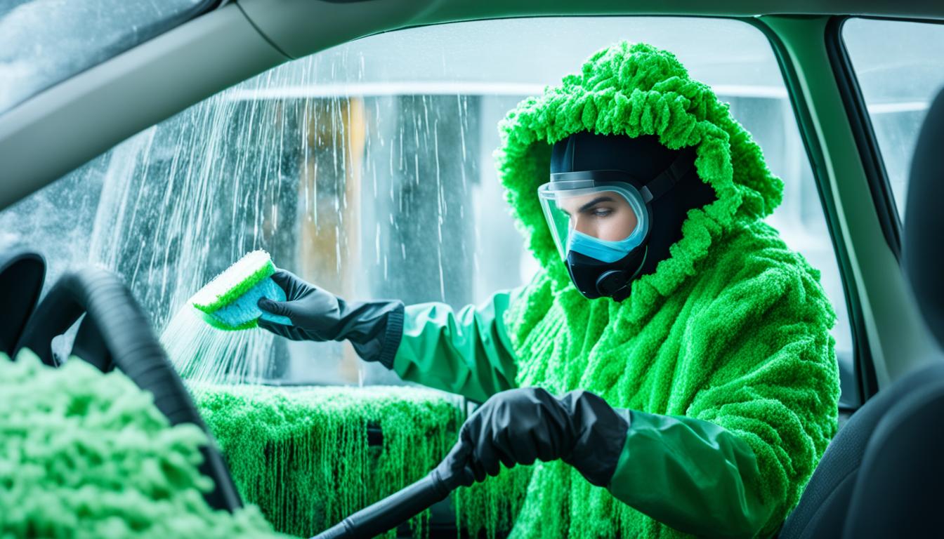 how to get mold out of car