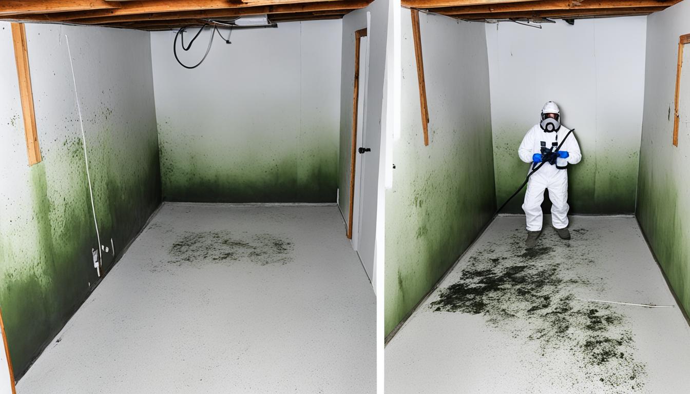 how to get rid of mold in a basement