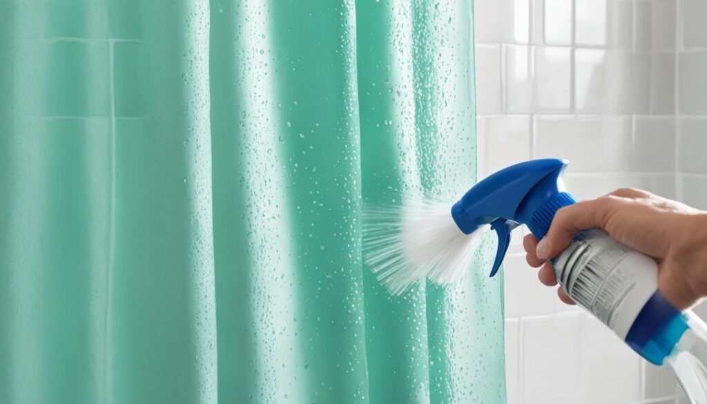 how to get rid of mold on shower curtain