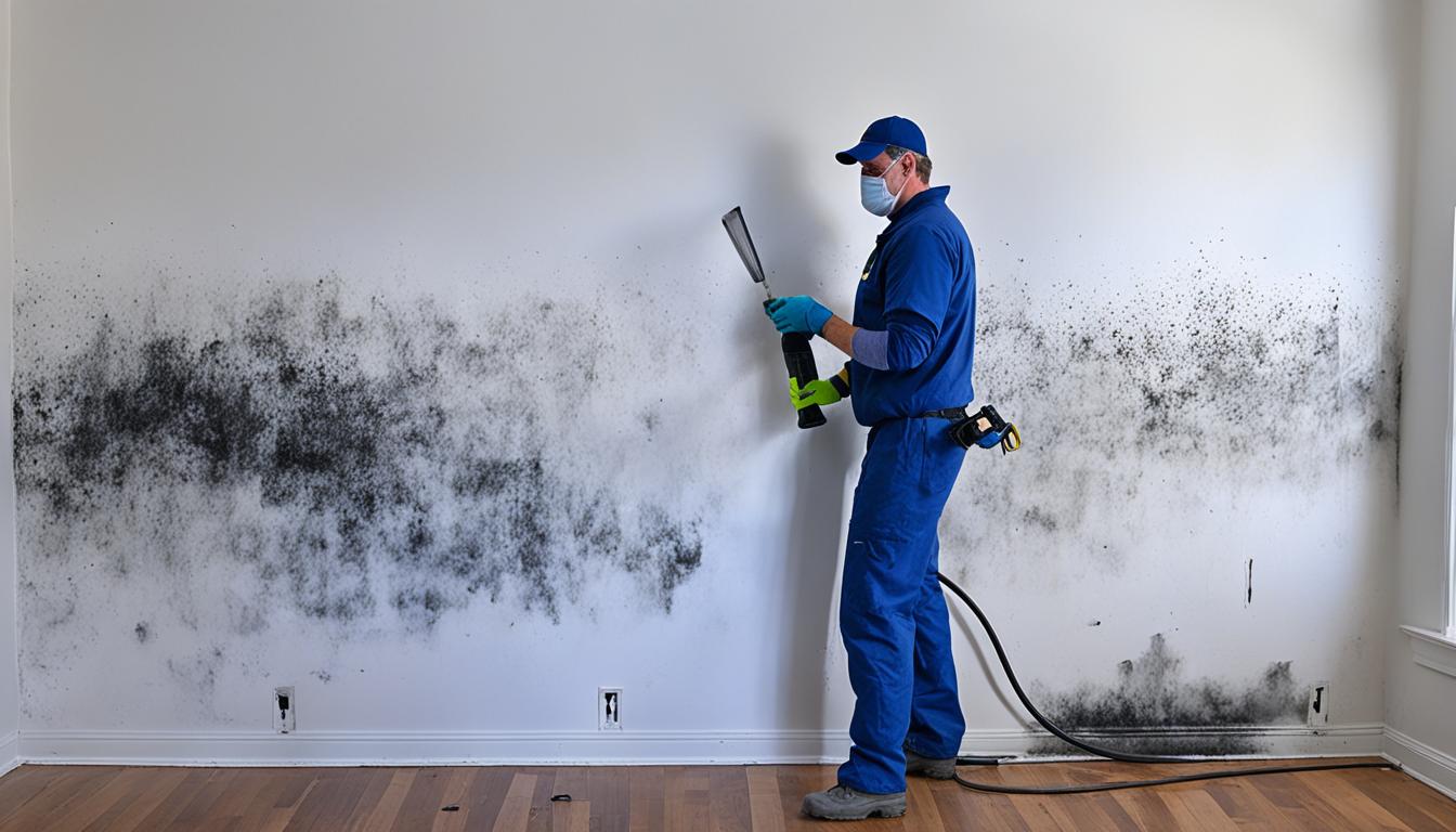 how to remove mold from painted walls