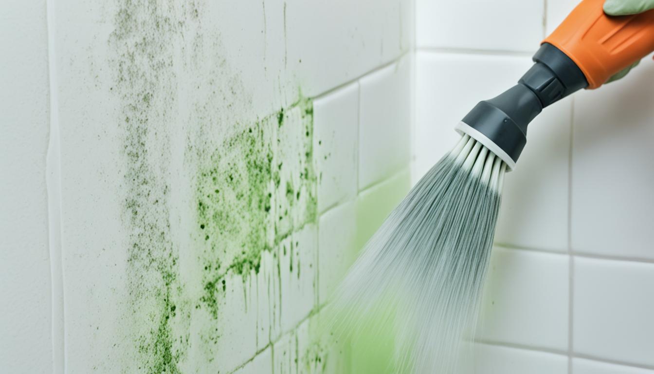 how to remove mold from shower caulking