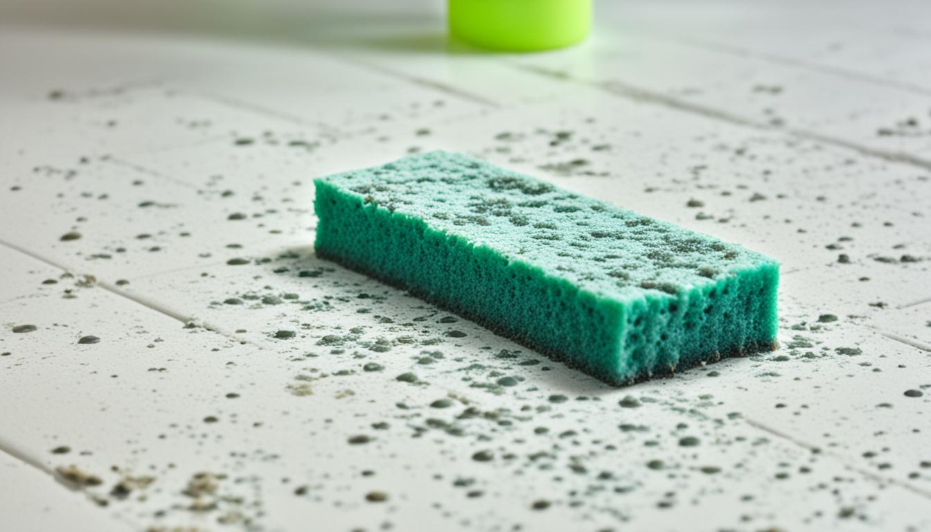 how to remove mold from shower grout