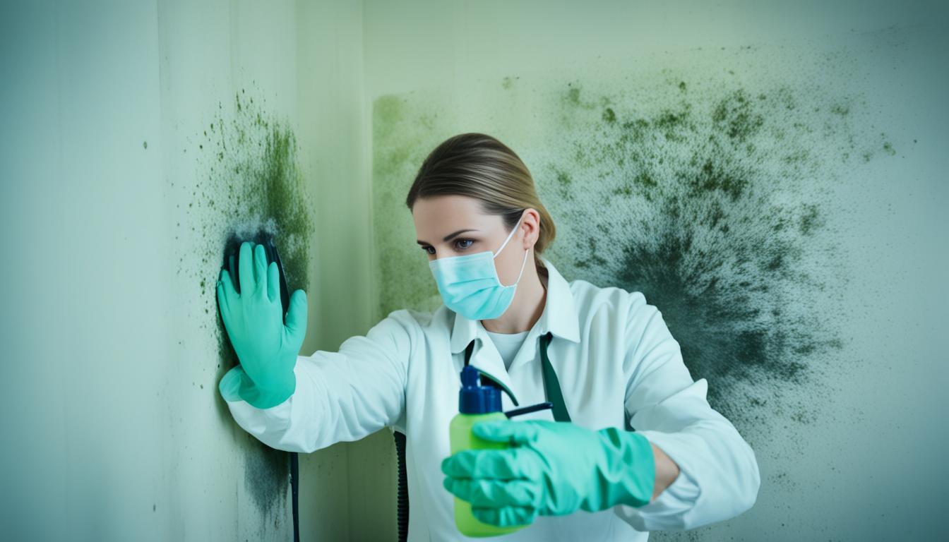 how to remove mold from walls