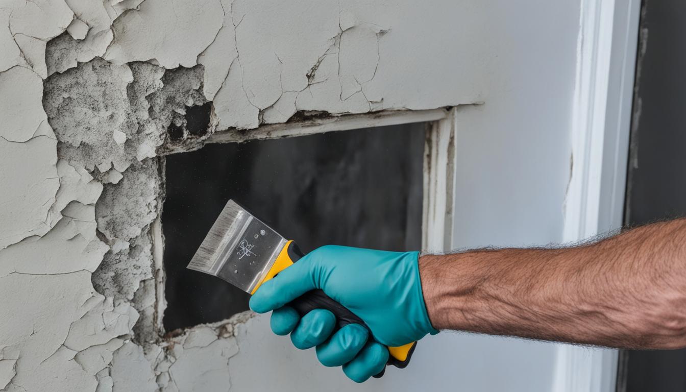 how to repair mold damage