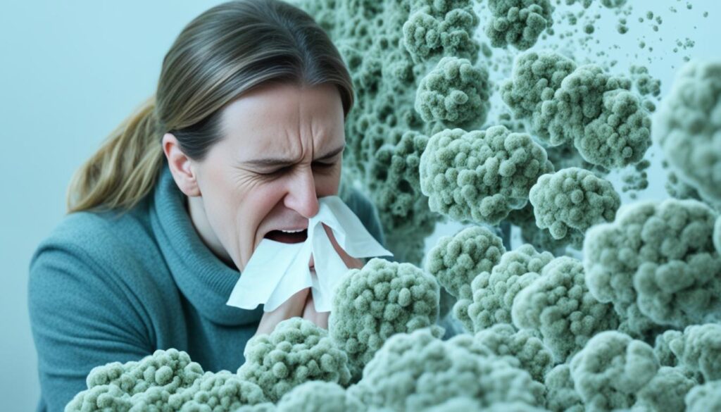 less common symptoms of mold allergies