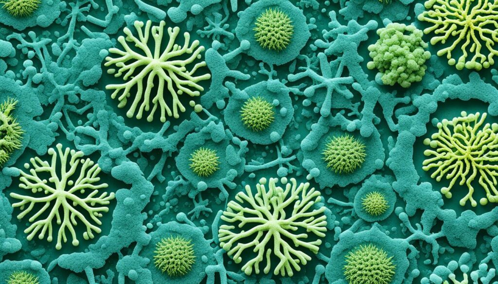 mold and bacteria