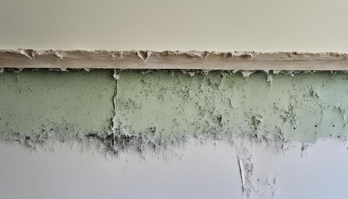 mold behind drywall