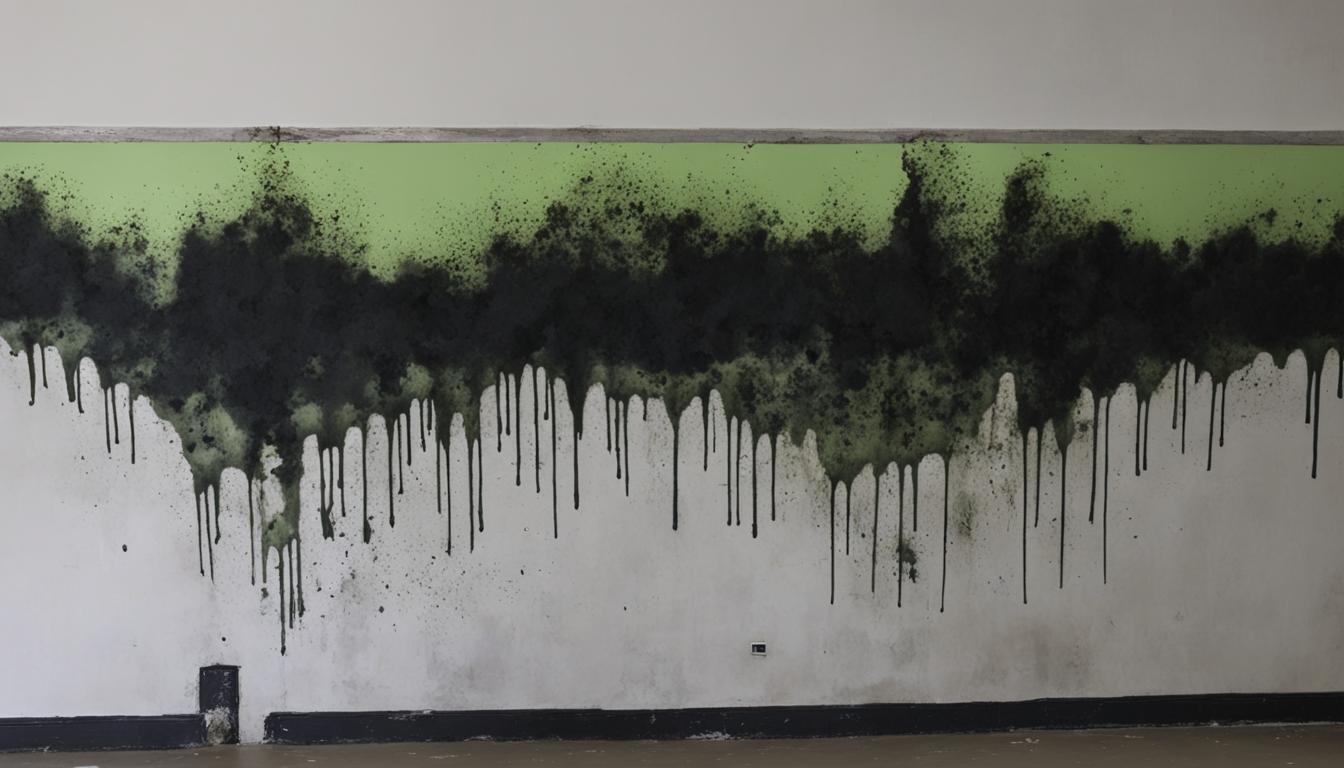 mold behind drywall