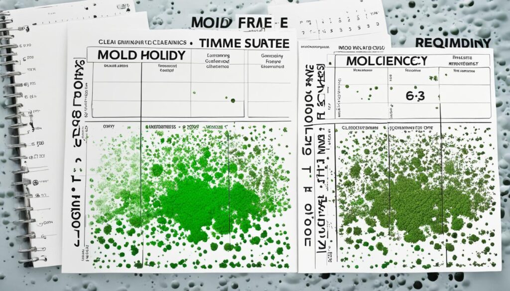 mold cleaning frequency