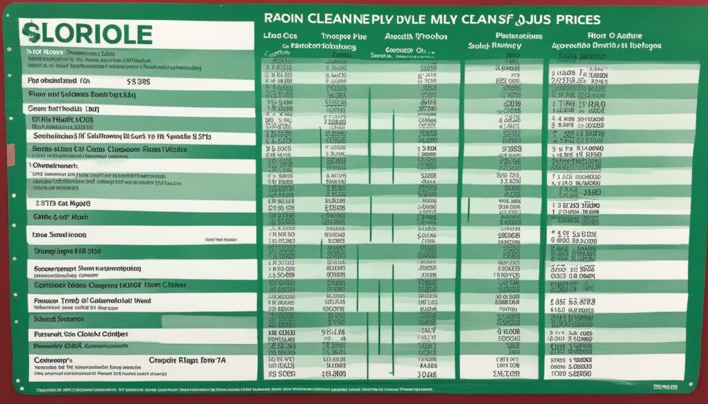 mold cleanup pricing