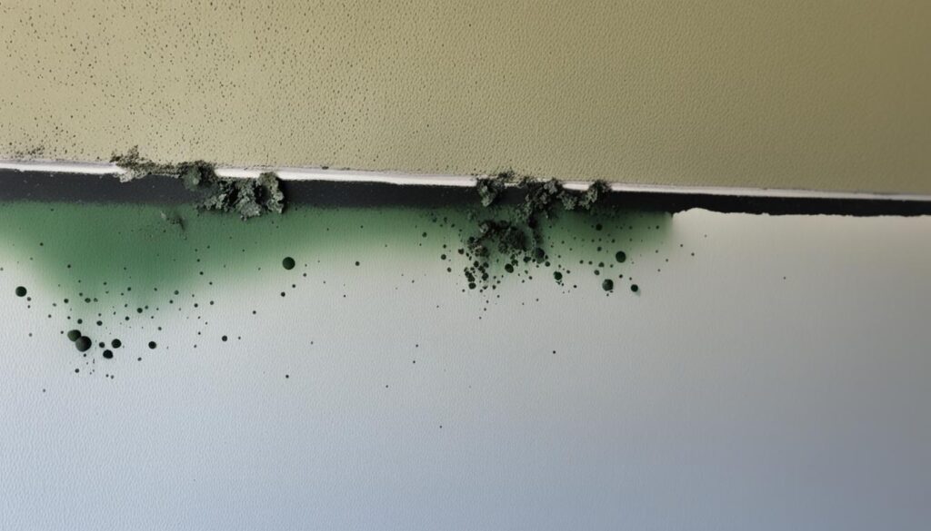 mold detection behind drywall