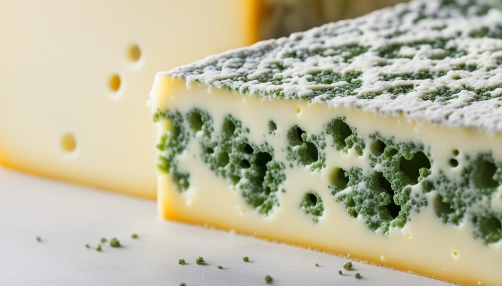 mold formation in cheese