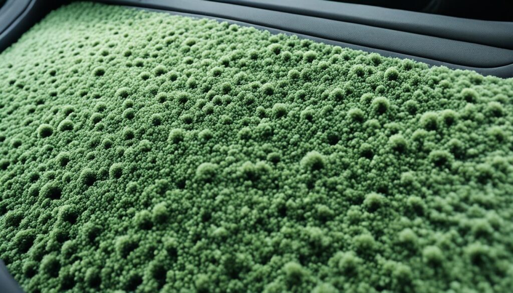 mold in car carpet