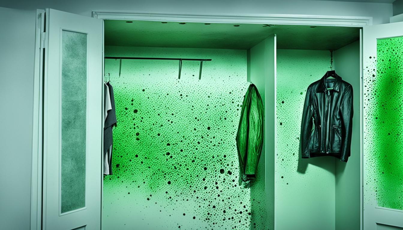 mold in closet