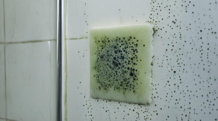 mold in shower