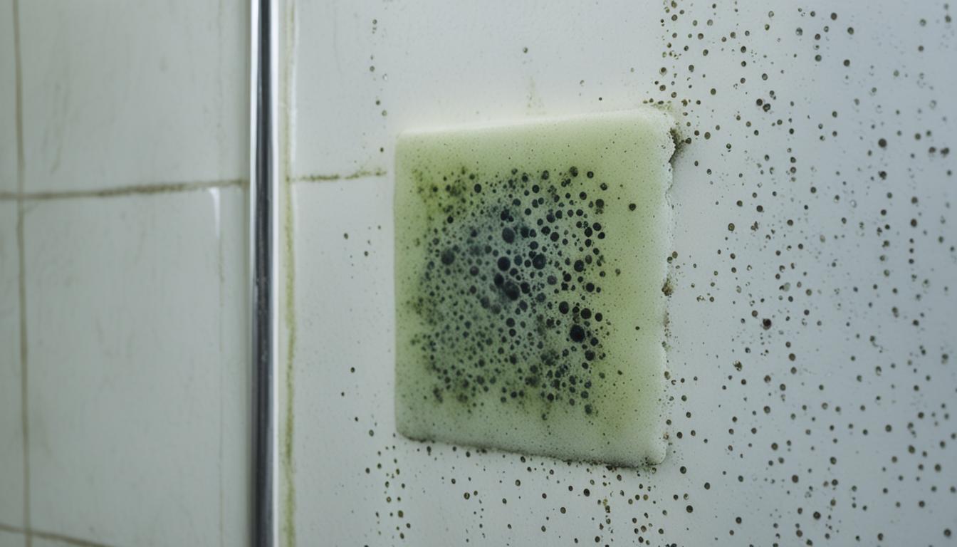 mold in shower