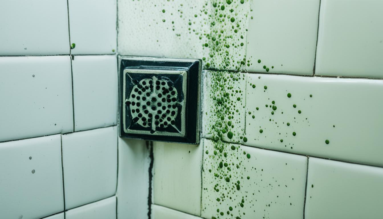 mold in shower