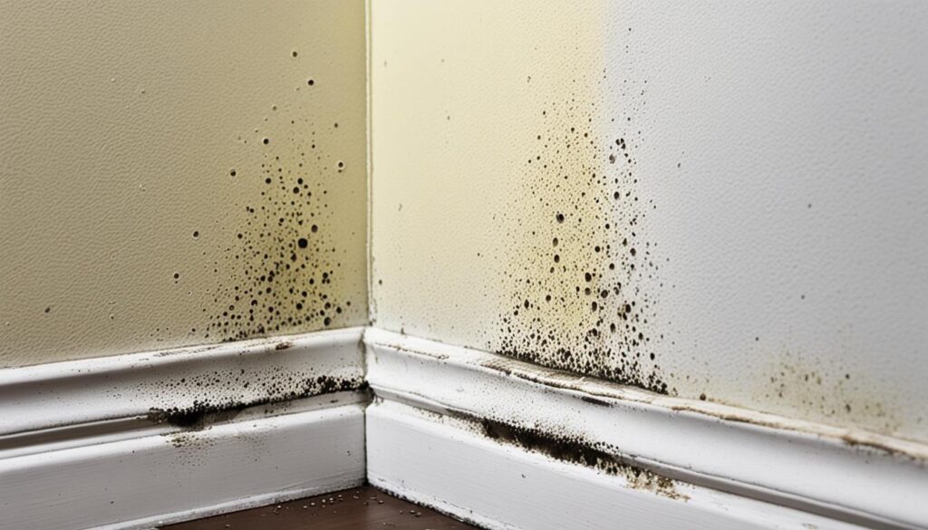 mold-infested areas