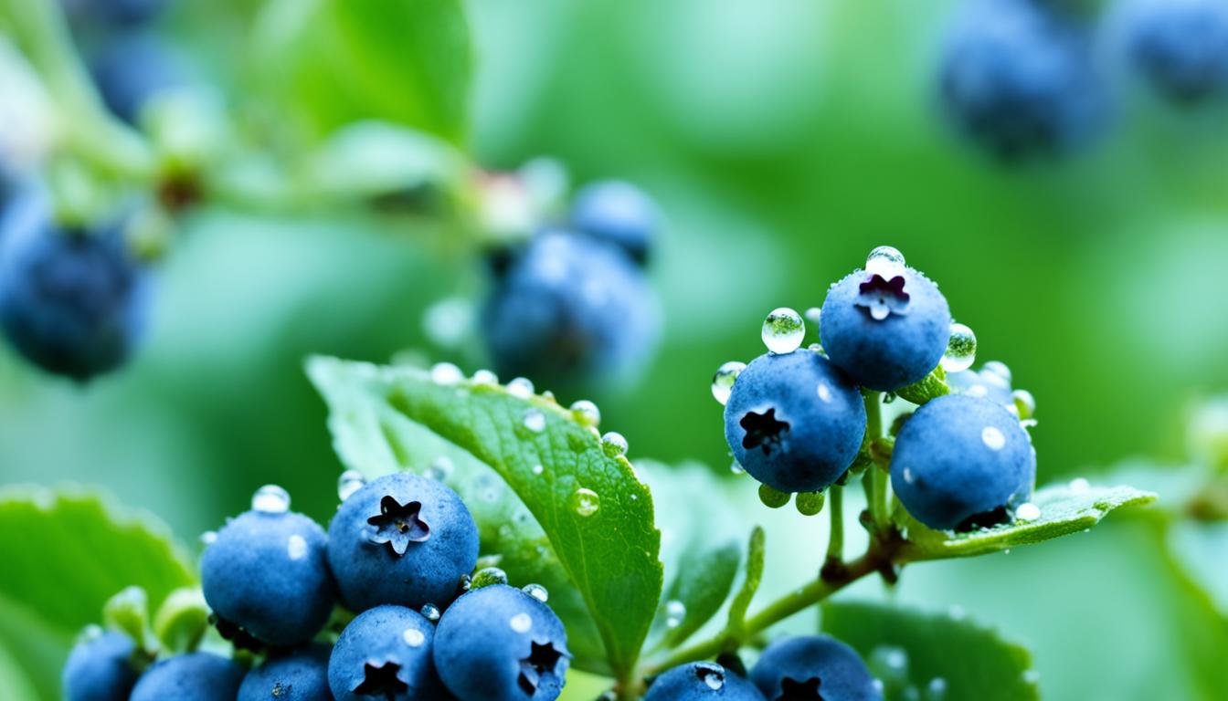 mold on blueberries