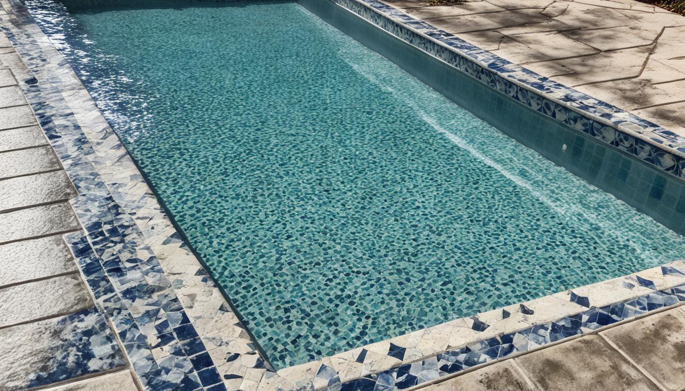 mold on cement tile pool coping miami