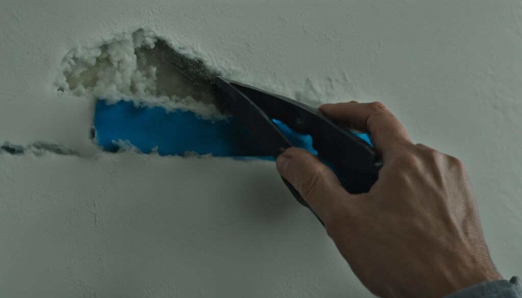 mold on drywall removal