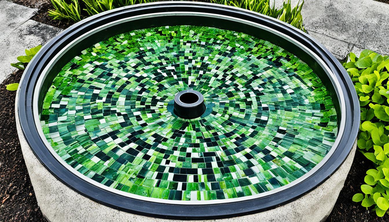 mold on glass tile fountain basin miami